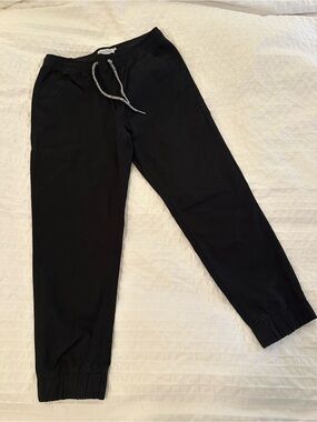 Sovereign Code Black Men's Jogger Sweatpants with Contrast Drawstring
